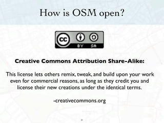 Intro to OpenStreetMap- UC Merced 4.22.09