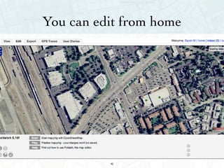 Intro to OpenStreetMap- UC Merced 4.22.09