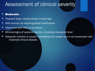 ULCERATIVE COLITIS ( MILD TO MODERATE) MANAGEMENT | PPT