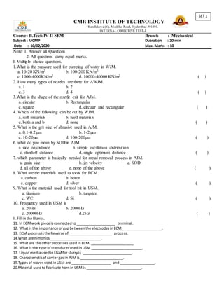 Ucmp objective paper | DOCX