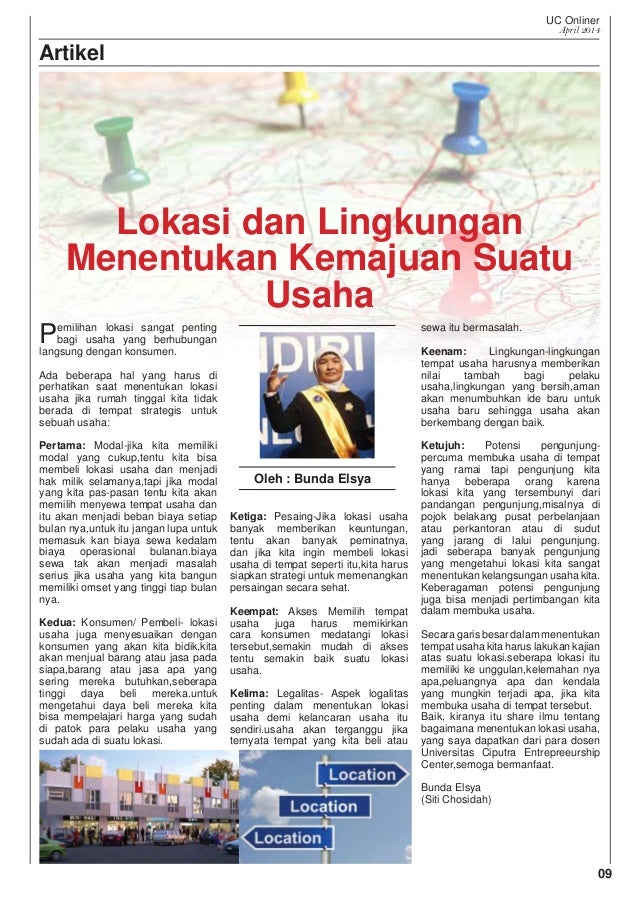 Contoh artikel: Contoh Artikel Di Majalah