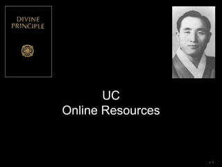 UC
Online Resources
v 1
 