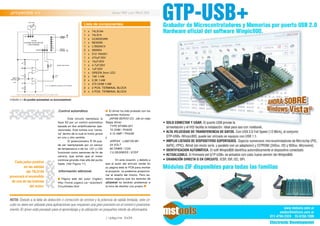 //página 0x0A
.Control automático
Este circuito reemplaza la
llave S2 por un control automático
basado en dos amplificadores ope-
racionales. Esto brinda una “venta-
na” dentro de la cual el motor girará
en uno u otro sentido.
El potenciómetro R IN pue-
de ser reemplazado por un sensor
de temperatura o de luz. LS1 y LS2
funcionan como sensores de fin de
carrera, que evitan que el motor
continúe girando más allá del punto
fijado. (Ver Figura 11)
.Información adicional
Página web del autor (Ingles):
http://home.cogeco.ca/~rpaisley4/
CircuitIndex.html
El driver ha sido probado con los
siguientes motores:
JAPAN SERVO CO. (de un viejo
floppy drive)
TYPE KP4M4-001
75 OHM / PHASE
0.15 AMP / PHASE
y
AIRPAX : LA82720-M1
24 VOLT
60 OHMS / COIL
7.5 DEGREES / STEP
En esta ocasión, y debido a
que el autor del artículo vende en
su página web el PCB para montar
el proyecto, no podemos proporcio-
nar el diseño del mismo. Pero es-
tamos seguros que los lectores de
uControl no tendrán problemas a
la hora de diseñar uno propio.
1 x 74LS194
1 x 74LS74
1 x ULN2003AN
1 x NE555N
1 x L7805ACV
2 x 2N3904
1 x 512-1N4001
1 x 470uF/35V
1 x 10uF/25V
1 x 4.7uF/25V
1 x 1uF/25V
1 x GREEN 3mm LED
3 x 10K 1/4W
2 x 3.3K 1/4W
1 x 470 OHM 1/4W
2 x 2 POS. TERMINAL BLOCK
3 x 3 POS. TERMINAL BLOCK
NOTA: Debido a la falta de detección o corrección de errores y la potencia de salida limitada, este cir-
cuito no debe ser utilizado para aplicaciones que requieren una gran precisión en el control o posiciona-
miento. El driver está pensado para el aprendizaje y la utilización en pequeños robots de aficionados.
|| FIGURA 11 || Es posible automatizar su funcionamiento
Lista de componentes:
Cada pulso positivo
en las salidas
del 74LS194
provocará el encendido
de una de las bobinas
del motor.
.proyectos >> driver PAP con 74HC194
//página 0x0B
 