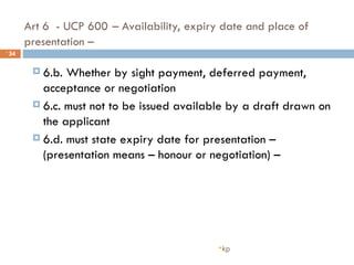 Comprehensive Guide to UCP 600: Updates and Interpretations in Letters ...