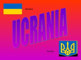 UCRANIA Escudo Bandera 