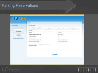 Parking Reservations
 