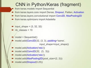 python - keras sequential model training sample less... Introduction to Deep Learning | PPTX