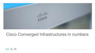Cisco Converged Infrastructures in numbers
 