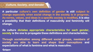 UCSP 11_12 Q1 0101 Cultural Variations and Social Differences in Gender ...