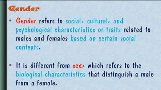 UCSP 11_12 Q1 0101 Cultural Variations and Social Differences in Gender ...