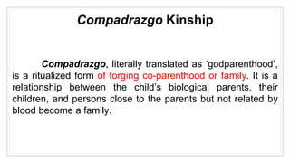 Compadrazgo Example Understanding Philosophy UCSP ppt Reference | PDF