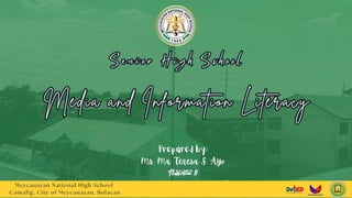 Media and Literacy lesson 6 Senior High SChool | PDF