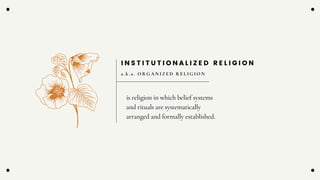RELIGION & BELIEF SYSTEMS ppt