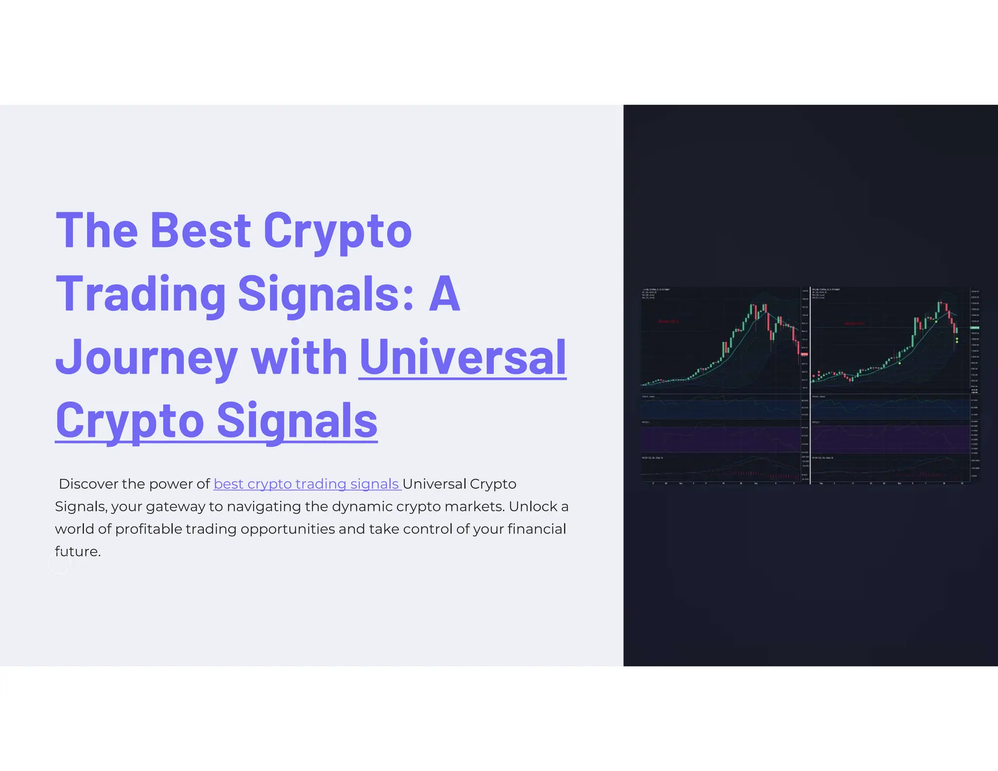 Universal Crypto Signals: The best crypto signals provider | PDF