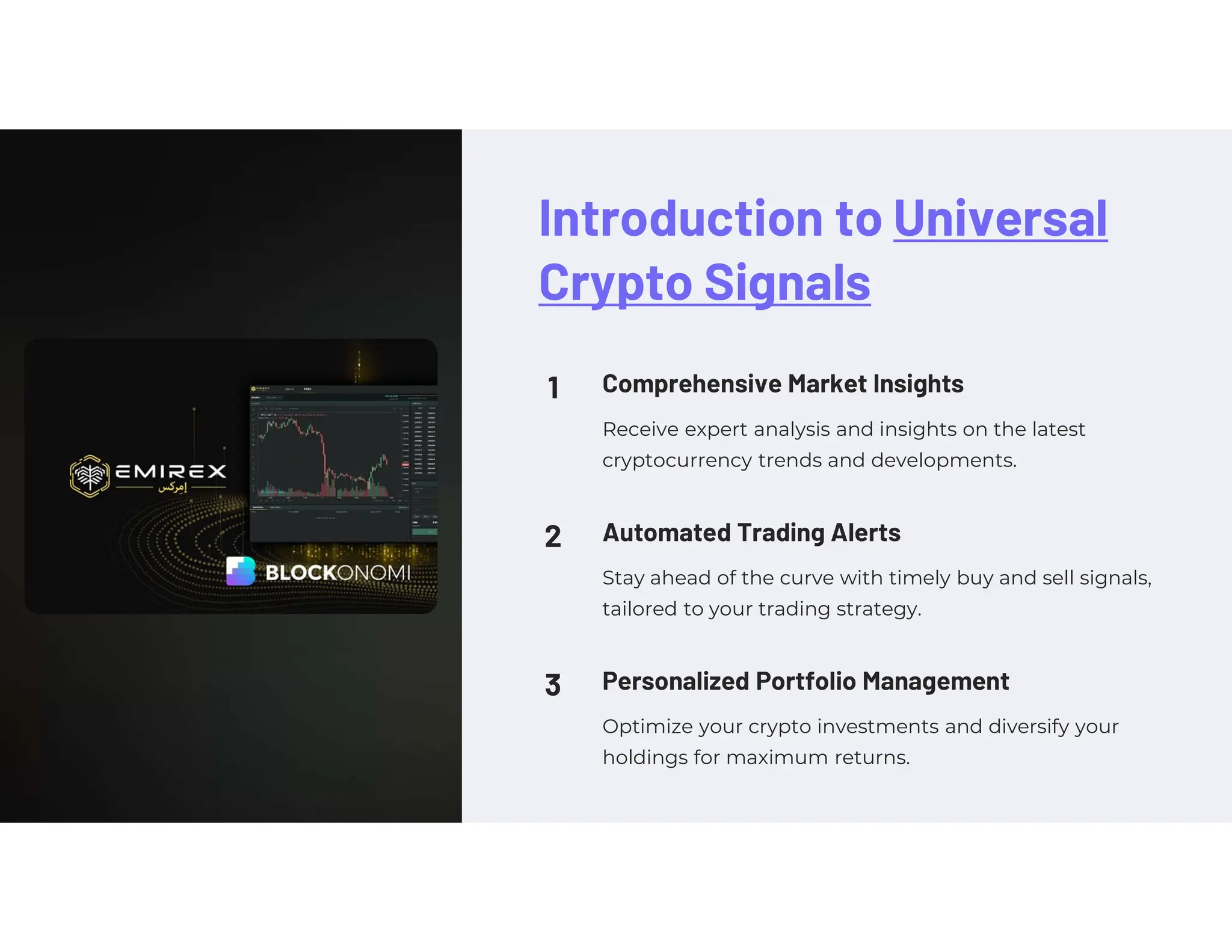 Universal Crypto Signals: The best crypto signals provider | PDF