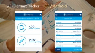ADIB SmartTracker – iOS / Android
 