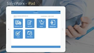 SalesWorx - iPad
 
