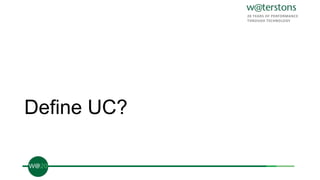 Define UC?
 
