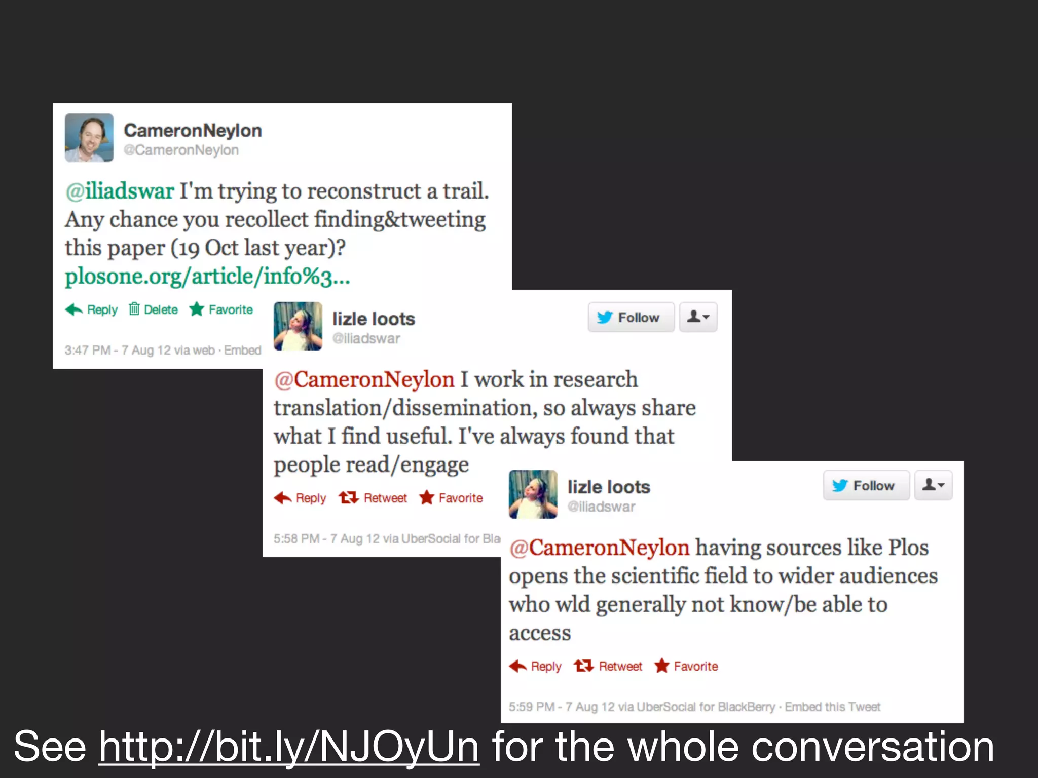 See http://bit.ly/NJOyUn for the whole conversation
 