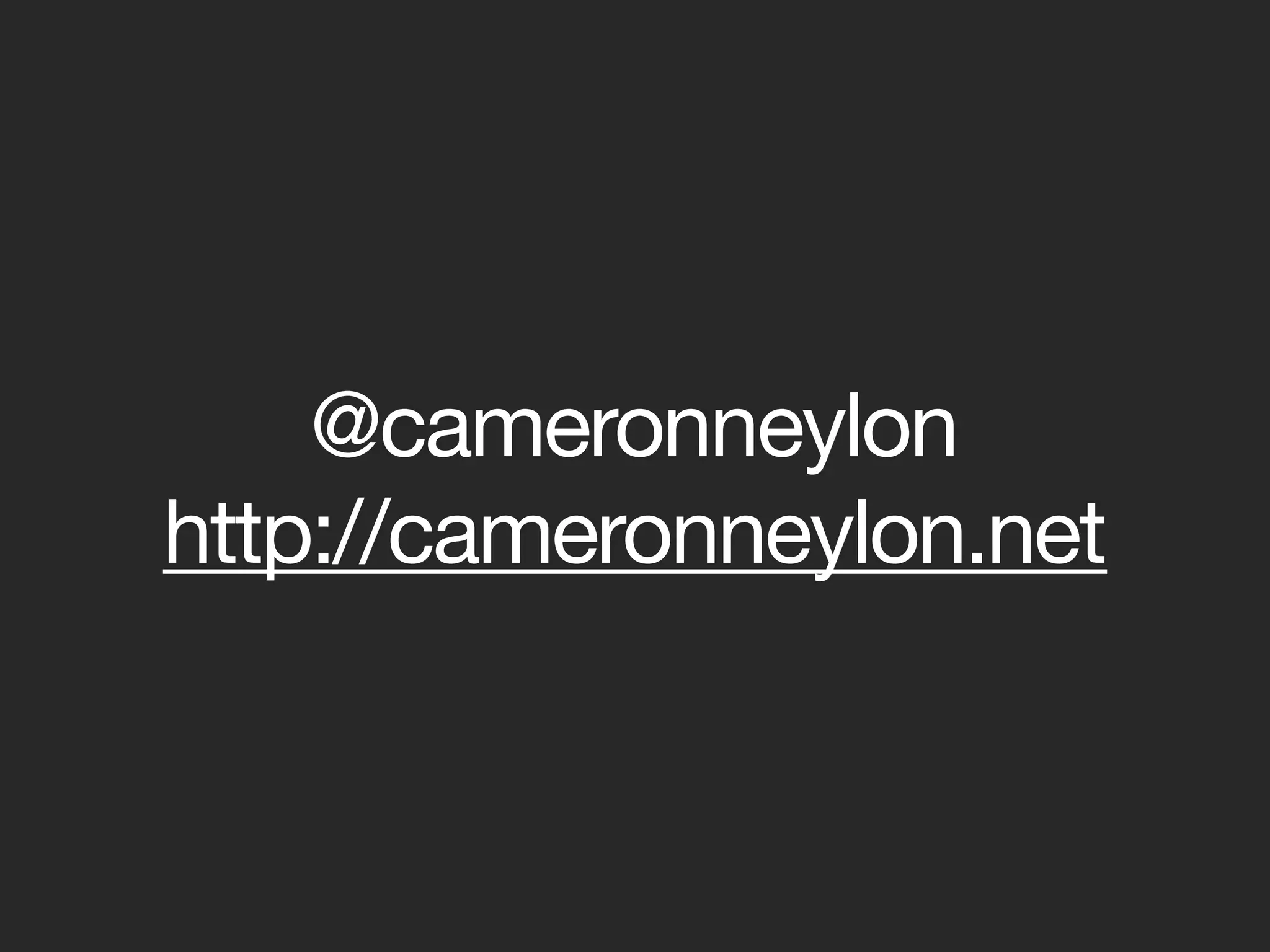 @cameronneylon
http://cameronneylon.net
 