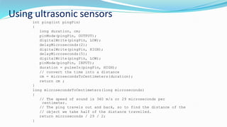 The IoT Academy IoT training Arduino Part 5 Arduino peripherals | PPT