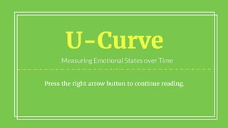 U-Curve
Press the right arrow button to continue reading.
Measuring Emotional States over Time
 