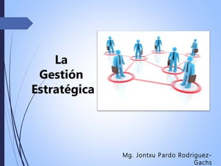 La
Gestión
Estratégica
Mg. Jontxu Pardo Rodriguez-
Gachs
 
