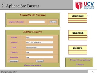 Chunga Huatay Edwin
2. Aplicación: Buscar
15
 