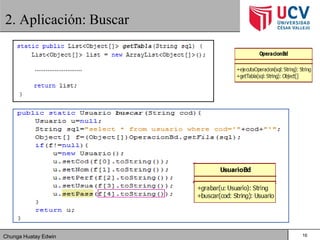 Chunga Huatay Edwin
2. Aplicación: Buscar
16
 