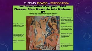 CUBISMO: PICASSO – PERIODO ROSA
 