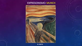 EXPRESIONISMO: MUNCH
EL GRITO
 