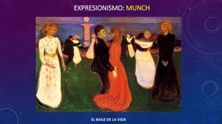 EXPRESIONISMO: MUNCH
EL BAILE DE LA VIDA
 