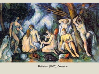 Bañistas, (1905). Cézanne
 