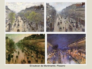 El bulevar de Montmartre. Pissarro
 