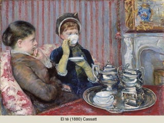 El té (1880) Cassatt
 