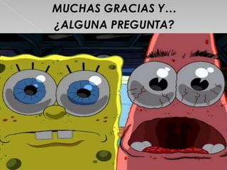 MUCHAS GRACIAS Y…
¿ALGUNA PREGUNTA?

 
