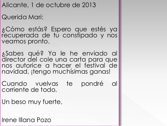 Power Point Unidad Didáctica: La carta