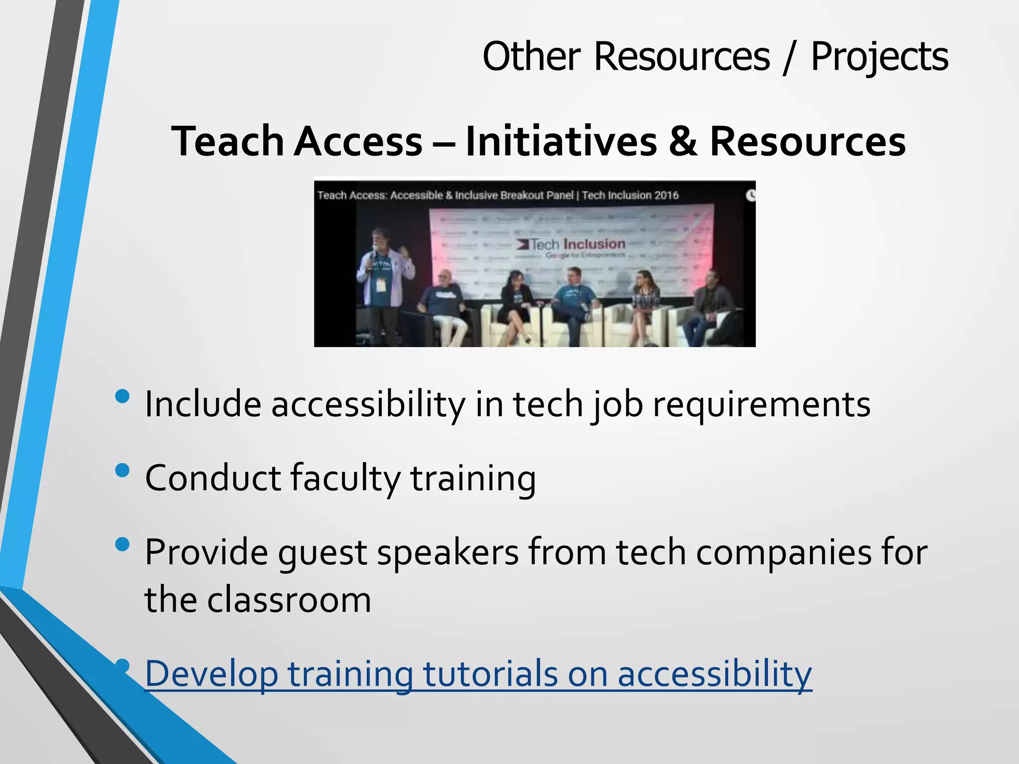 (COLTT 2018) Teaching Accessibility and Inclusive Design in Higher ...