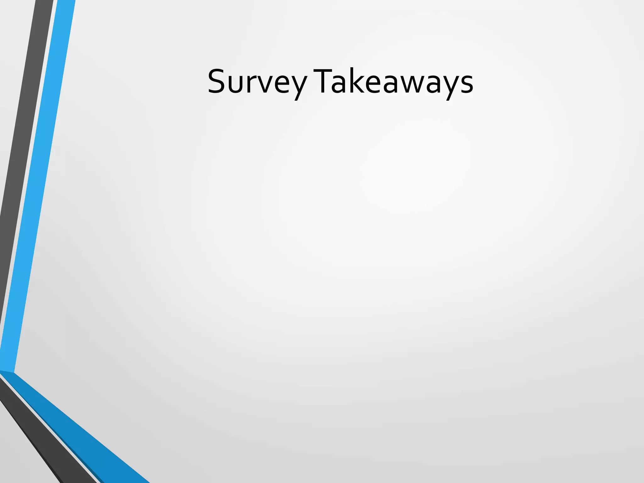 SurveyTakeaways
 
