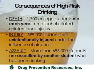 Alcohol & the College Experience | PPT
