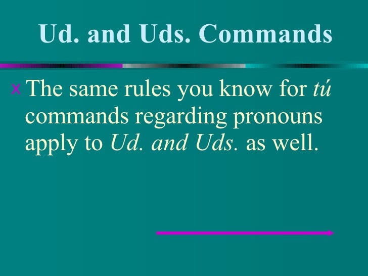 Ud Uds Commands