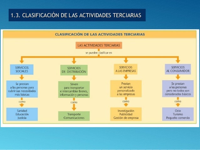 El sector terciario