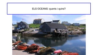 ELS OCEANS: quants i quins?
 