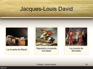 Retrato de Paulina Borghese 
(Antonio Canova) 
39 Profesor: Javier Anzano 
 