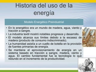 Historia del uso de la energía