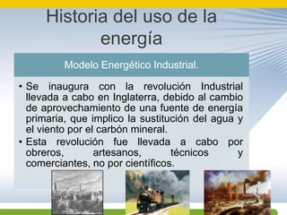Historia del uso de la energía