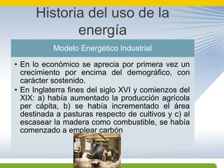 Historia del uso de la energía