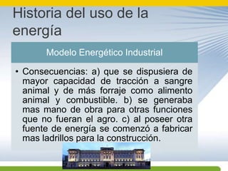 Historia del uso de la energía