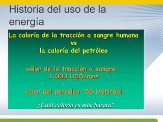Historia del uso de la energía