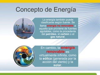 Concepto de Energía